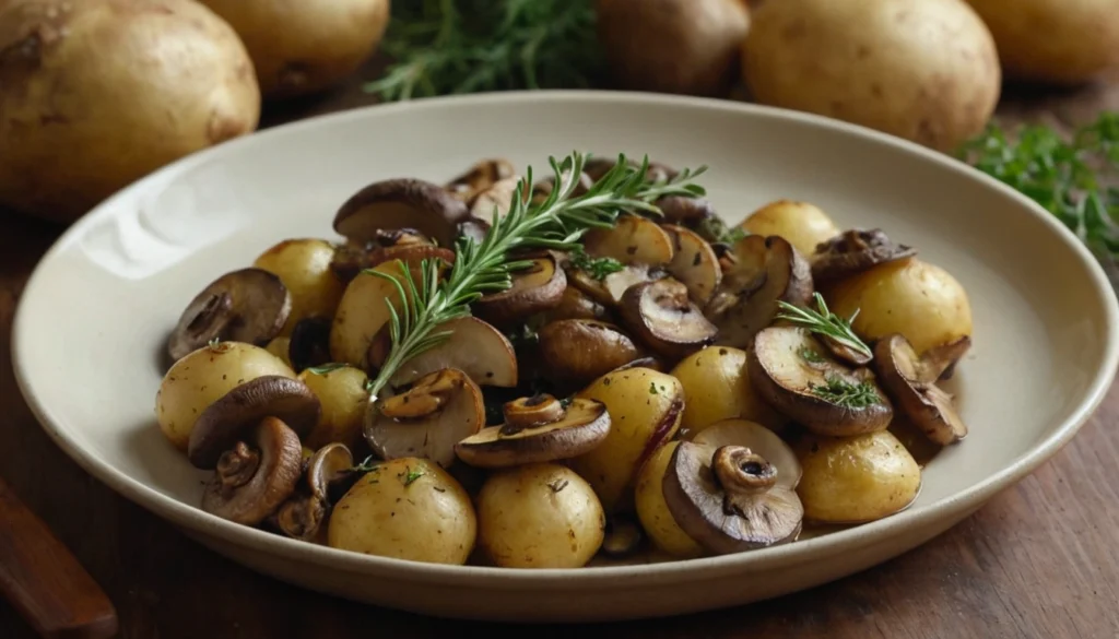 mushroom potato recipe